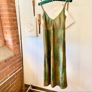 Linen Empire Waist Dress: sa 4 Banana Rep. $14
